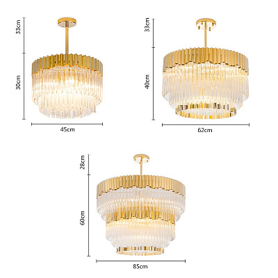 Люстра Ritz New Empire Chandelier 45 см   фото 5