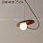 Серия подвесных светильников с белыми шарообразными плафонами на устойчивом проводе с дисковидным абажуром MARGOTT A 35 см  фото 4