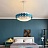 Люстра Doria Leuchten hanging lamp 80 см  Голубой фото 7