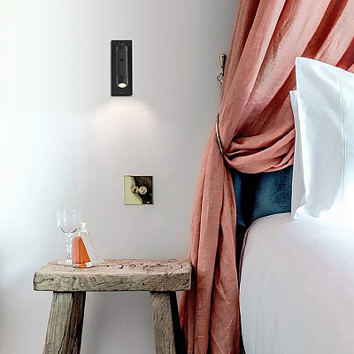 Бра Chelsom WALL LED KNURL BRASS фото 12