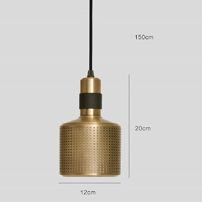 Подвесной светильник Riddle Pendant Lamp designed by BERT FRANK Латунь фото 10