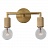 Бра RH Utilitaire Double Sconce Никель фото 5