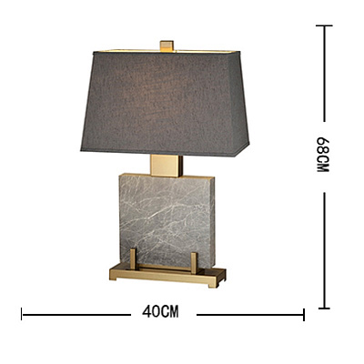 Настольная лампа Table lamp marble Grey фото 3