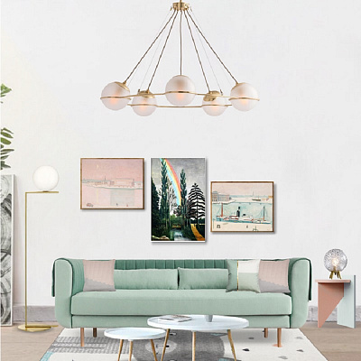 Balls Chandelier Дымчатый фото 6