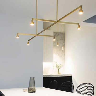 Люстра Austere Ceiling Light 3 плафона  фото 6