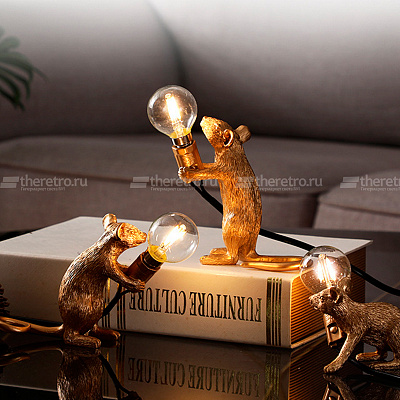 Настольная Лампа Мышь Mouse Lamp фото 18
