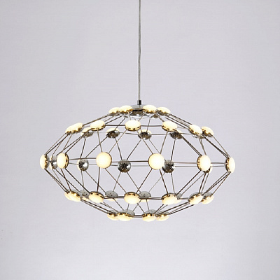 Люстра Fulleren Chandelier 38 см  Черный Эллипс фото 6