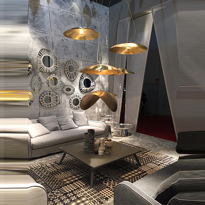 Люстра Gervasoni Brass 95 Suspension Lamp 55 см   фото 4