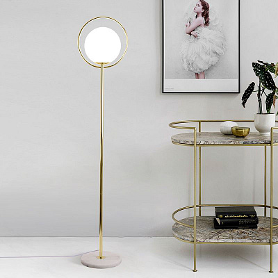 Торшер Gold Globe Floor Золотой A фото 6