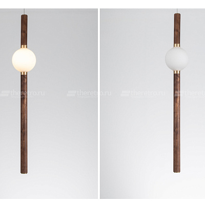 Подвесной светильник Lee Broom Orion Globe wood фото 17