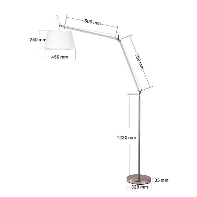 Artemide Tolomeo Mega Белый фото 11