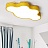 Светодиодные потолочные светильники в форме облака CLOUD ECO 85 см  Желтый фото 6