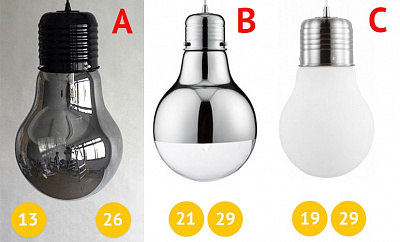 Подвесной светильник "Big Lamp" 13 см  A фото 5