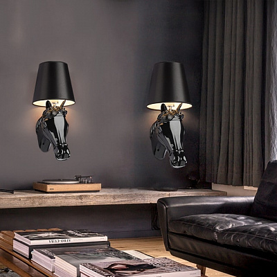 Бра Moooi Horse Белый 50 см  Глянцевый фото 8