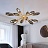 Подвесная люстра Hammerton Aalto Oval Starbust Chandelier 100 см  фото 7