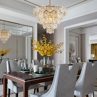 Люстра Eichholtz Chandelier Hermitage Gold фото 9