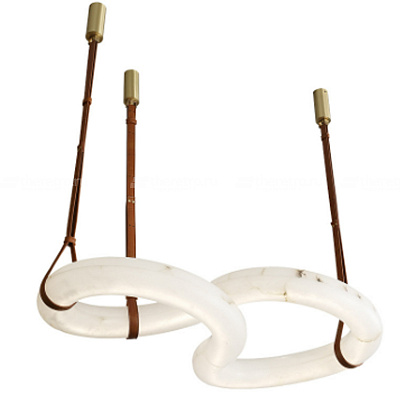 Подвесной светильник-круг Marble Belts фото 23