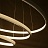 Подвесной светильник TOCCATA на 3 кольца 80 см  Черный фото 12