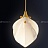 Дизайнерский подвесной светильник с каплевидным плафоном из нефритового фарфора в форме белого бутона LEA 3 плафона фото 12
