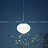 Серия подвесных светодиодных светильников с белым шарообразным плафоном из рельефного стекла DINA фото 6