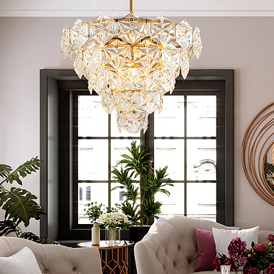 Люстра Eichholtz Chandelier Hermitage Gold фото 7