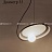 Серия подвесных светильников с белыми шарообразными плафонами на устойчивом проводе с дисковидным абажуром MARGOTT C 25 см  фото 5