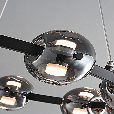 Кольцевые люстры и светильники SEMUND B 8 шаров фото 9
