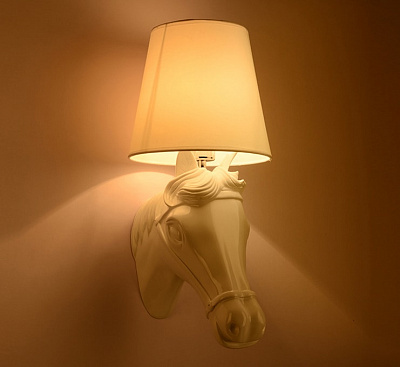Бра Moooi Horse Белый 50 см  Глянцевый фото 5