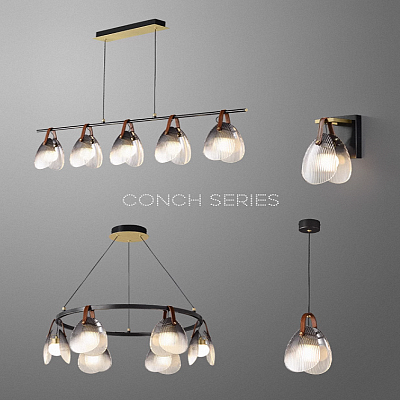 Кольцевые люстры и светильники CONCH CH фото 4