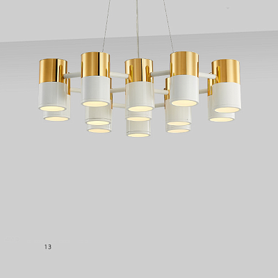 Banks Chandelier 10 плафонов Белый фото 5
