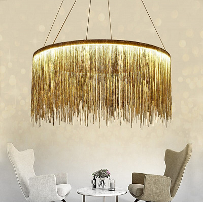 Metall Rain Chandelier 40 см  Медный фото 9