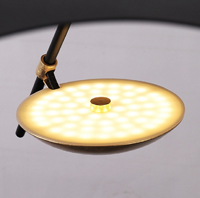 Подвесной светильник CATELLANI & SMITH LEDERAM MANTA S2 PENDANT Gold 80 см  Белый фото 18